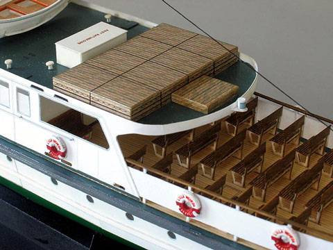 Recortable de Papel de un Ferry de pasajeros 3