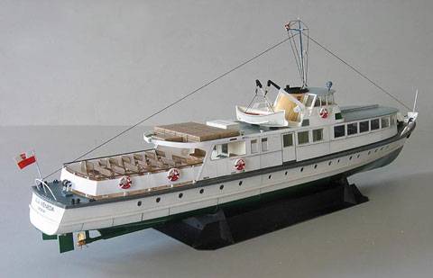 Recortable de Papel de un Ferry de pasajeros 4