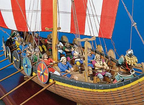 Barco Vikingo de la firma espa&ntilde;ola,  Andrea Miniaturas