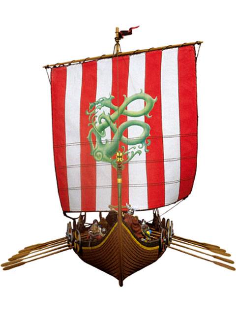 Barco Vikingo de la firma espa&ntilde;ola,  Andrea Miniaturas