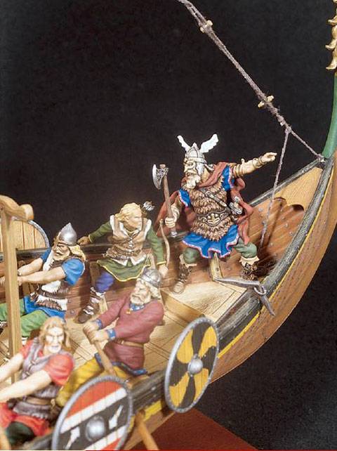 Barco Vikingo de la firma espa&ntilde;ola,  Andrea Miniaturas