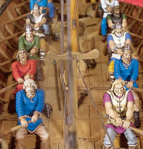 Barco Vikingo de la firma espa&ntilde;ola,  Andrea Miniaturas