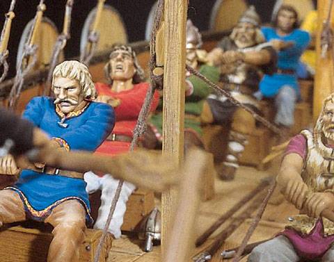 Barco Vikingo de la firma espa&ntilde;ola,  Andrea Miniaturas