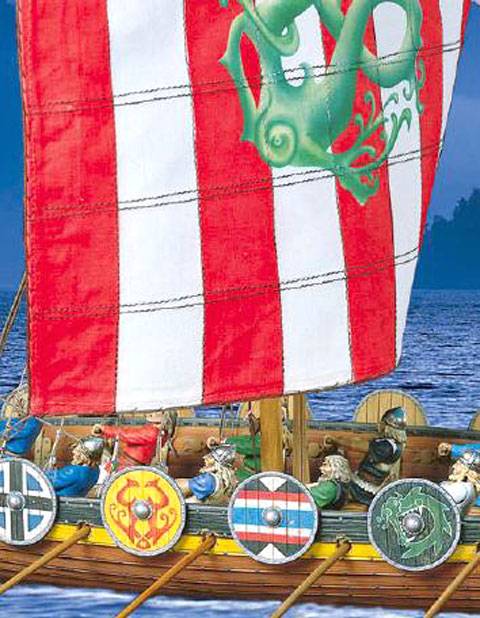 Barco Vikingo de la firma espa&ntilde;ola,  Andrea Miniaturas
