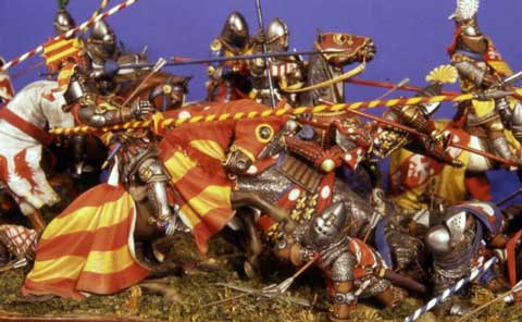 Diorama de la Batalla de Crecy