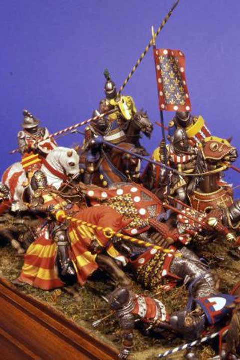 Diorama de la Batalla de Crecy