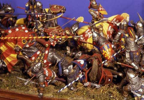 Diorama de la Batalla de Crecy