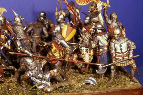Diorama de la Batalla de Crecy
