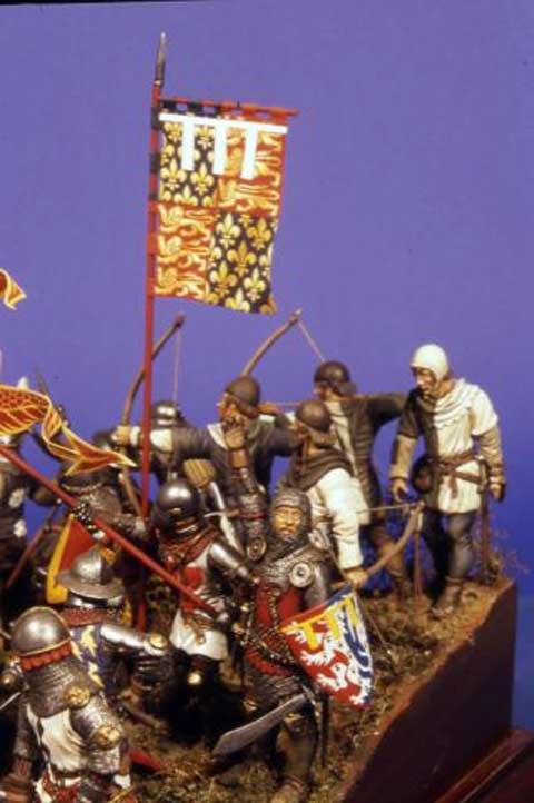 Diorama de la Batalla de Crecy