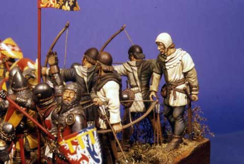 Diorama de la Batalla de Crecy