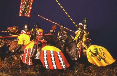 Diorama de la Batalla de Crecy