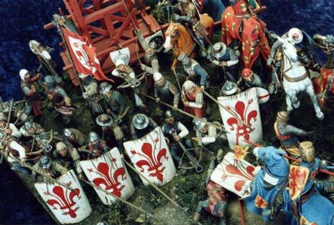 Diorama de la Batalla de Montaperti