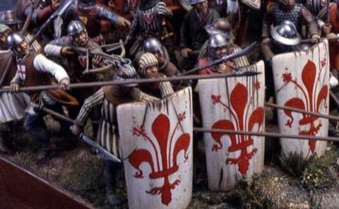 Diorama de la Batalla de Montaperti