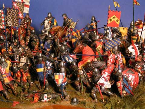 Diorama de la Batalla de Poitiers
