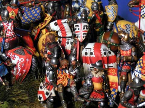 Diorama de la Batalla de Poitiers