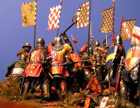 Diorama de la Batalla de Poitiers