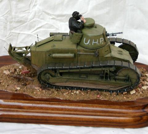 Carro Blindado Renault FT-17 - Guerra Civil Espa&ntilde;ola.  