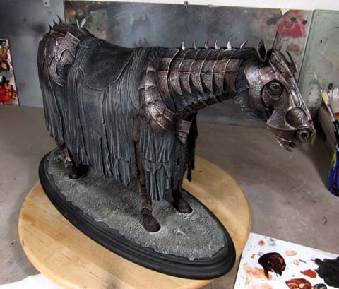 Mensajero oscuro de Mordor llamado Boca de Sauron