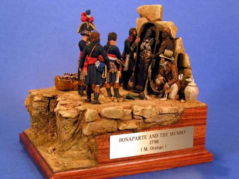 Diorama - Bonaparte y la Momia - Escala 54 mm