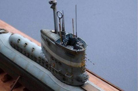 Submarino U-Boot tipo XXIII de Special Navy a escala 1/72. 