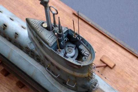 Submarino U-Boot tipo XXIII de Special Navy a escala 1/72. 
