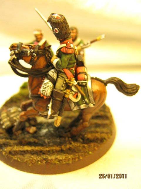 Dragones Franceses en Combate - Escala 28mm.  