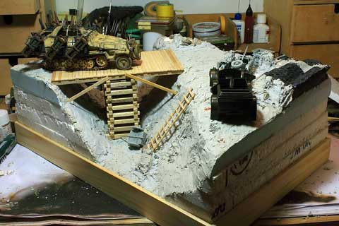 Diorama Afrika Korps - Tunez 1943
