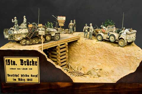 Diorama Afrika Korps - Tunez 1943