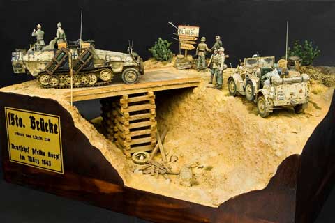 Diorama Afrika Korps - Tunez 1943