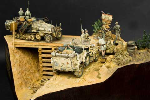 Diorama Afrika Korps - Tunez 1943
