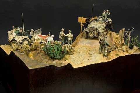 Diorama Afrika Korps - Tunez 1943