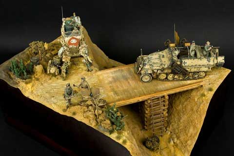 Diorama Afrika Korps - Tunez 1943