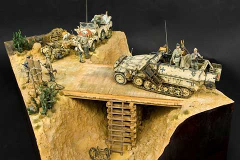 Diorama Afrika Korps - Tunez 1943