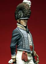 Oficial de Dragones Britanico - Escala 54mm.