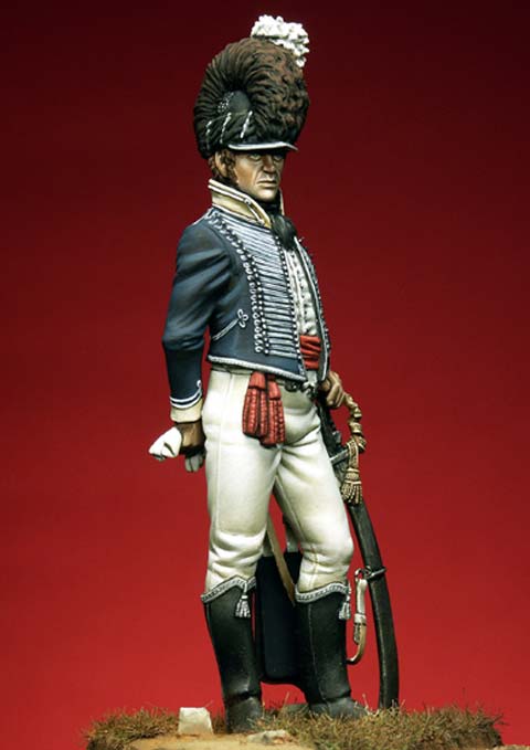 Oficial de Dragones Britanico - Escala 54mm.