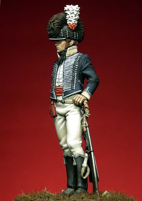 Oficial de Dragones Britanico - Escala 54mm.