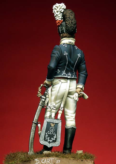 Oficial de Dragones Britanico - Escala 54mm.