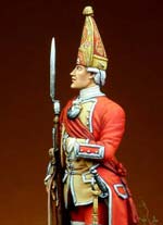 Oficial de Granaderos 3Reg. Buffs 1751 - Escala 75mm Oficial de Granaderos 3Reg. Buffs 1751 - Escala 75mm