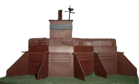 Bunker  de Operaciones para figuras de Warhammer. 