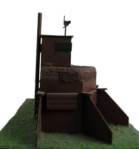 Bunker  de Operaciones para figuras de Warhammer. 