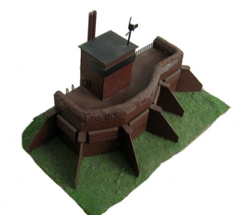 Bunker  de Operaciones para figuras de Warhammer. 