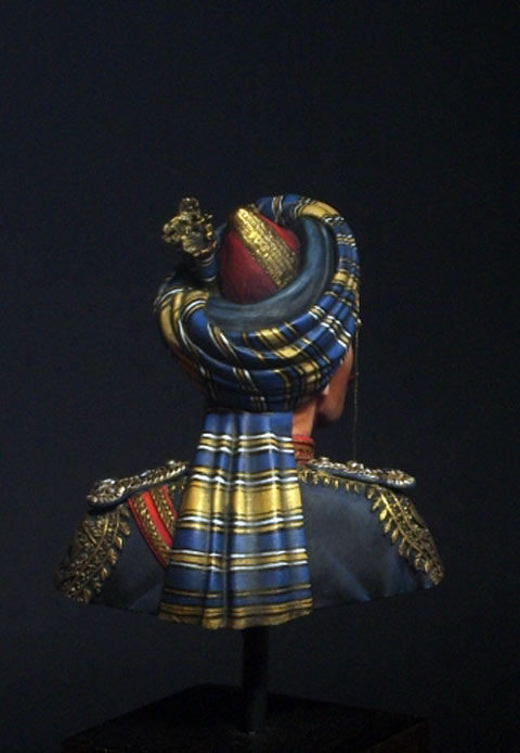 Busto Oficial Britanico del 11th King Edwards Own Lancers - Escala 1/10