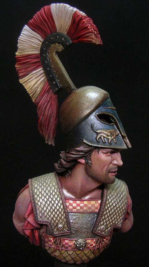 Busto de un Hoplita, un Se&ntilde;or de la Guerra ateniense en el a&ntilde;o 490 antes de Cristo. - Foto 6