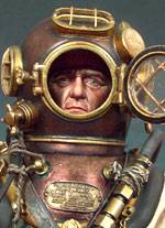 Busto de un Buzo de la U.S. Navy - 1941