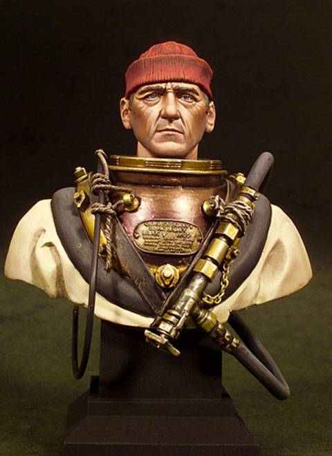Busto de un Buzo de la U.S. Navy - 1941