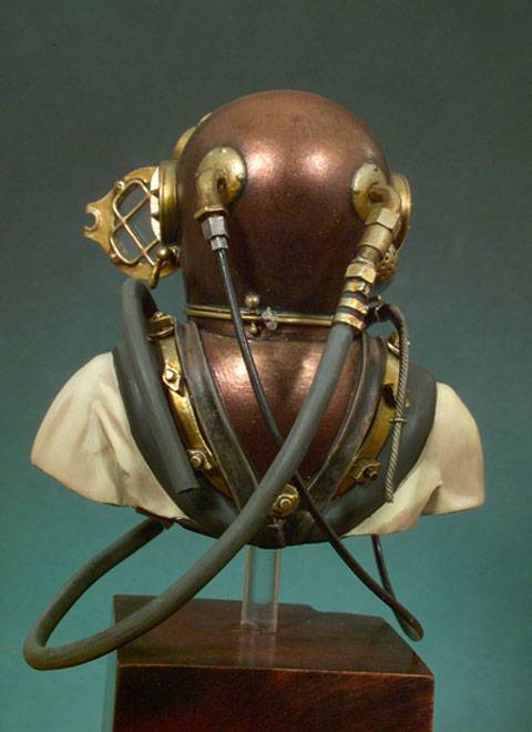 Busto de un Buzo de la U.S. Navy - 1941