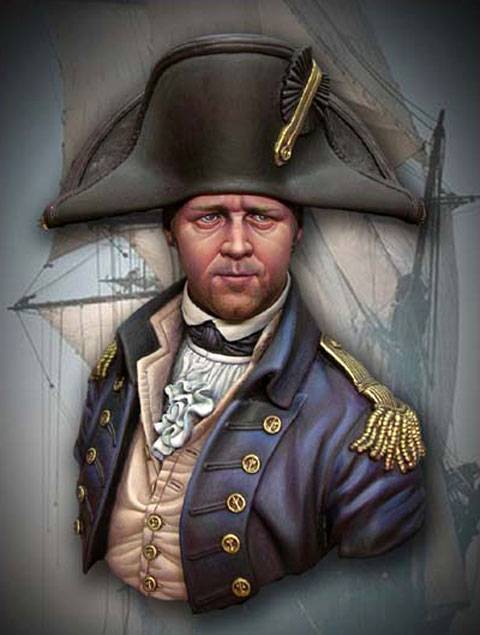 Busto de un Capitan de la Royal Navy - 1806