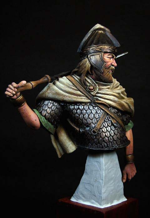 Busto Guerrero Dacian - Escala 1/9