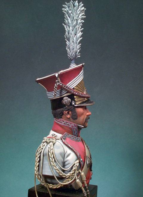 Busto de un Lancero Polaco durante 1810 