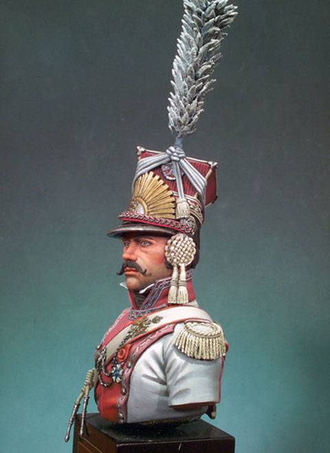 Busto de un Lancero Polaco durante 1810 